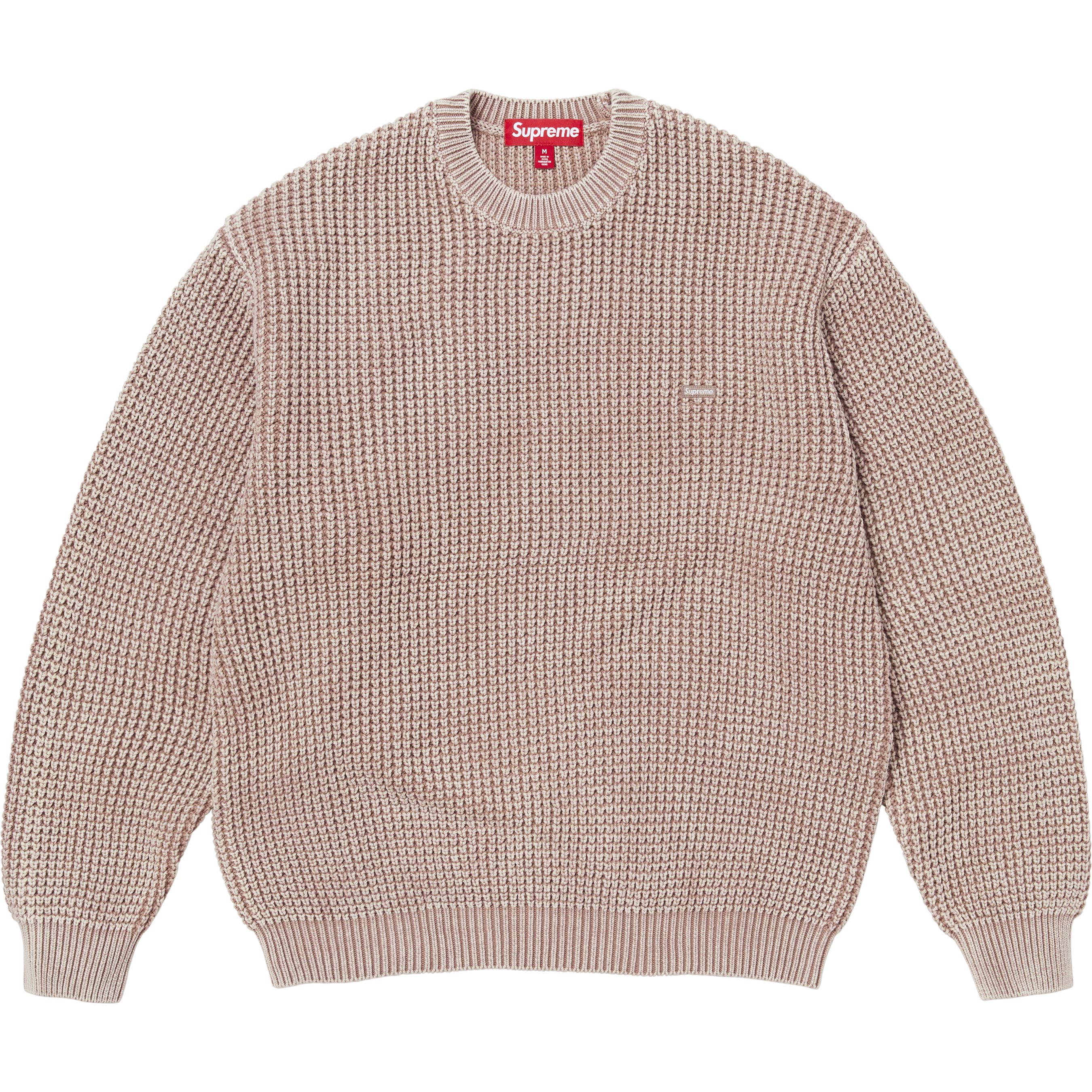Washed Small Box Waffle Sweater view 2